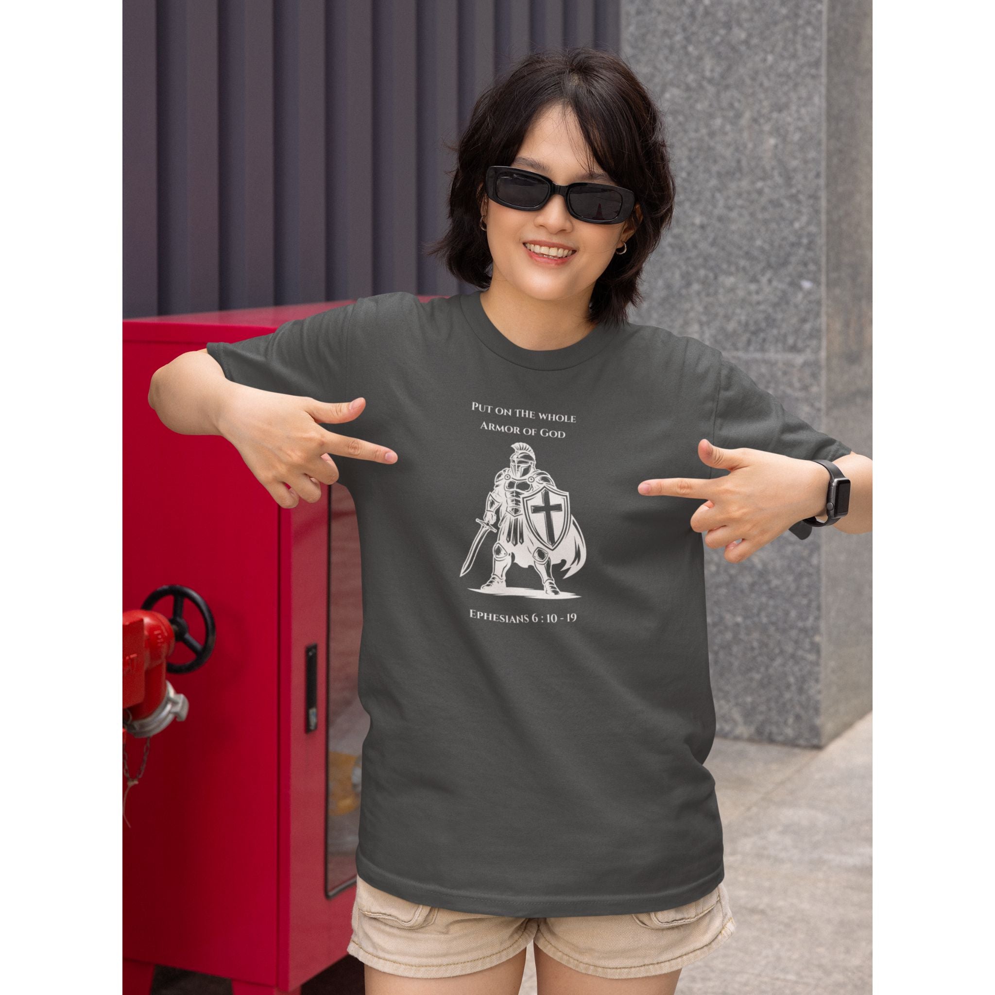 Put on the Whole Armor of God Christian T-Shirt | Ephesians 6:10-19