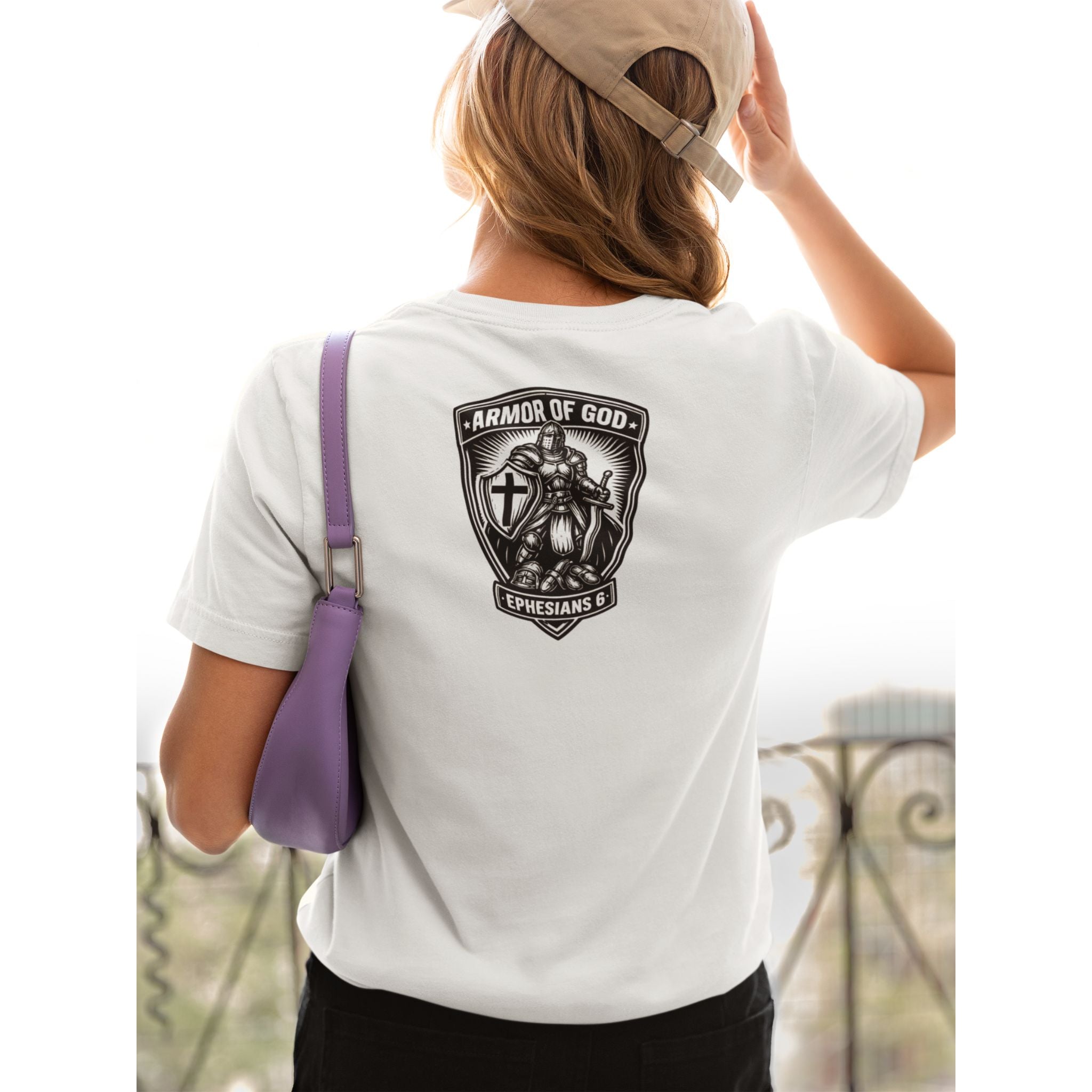 Armor of God Back Print Christian T-Shirt