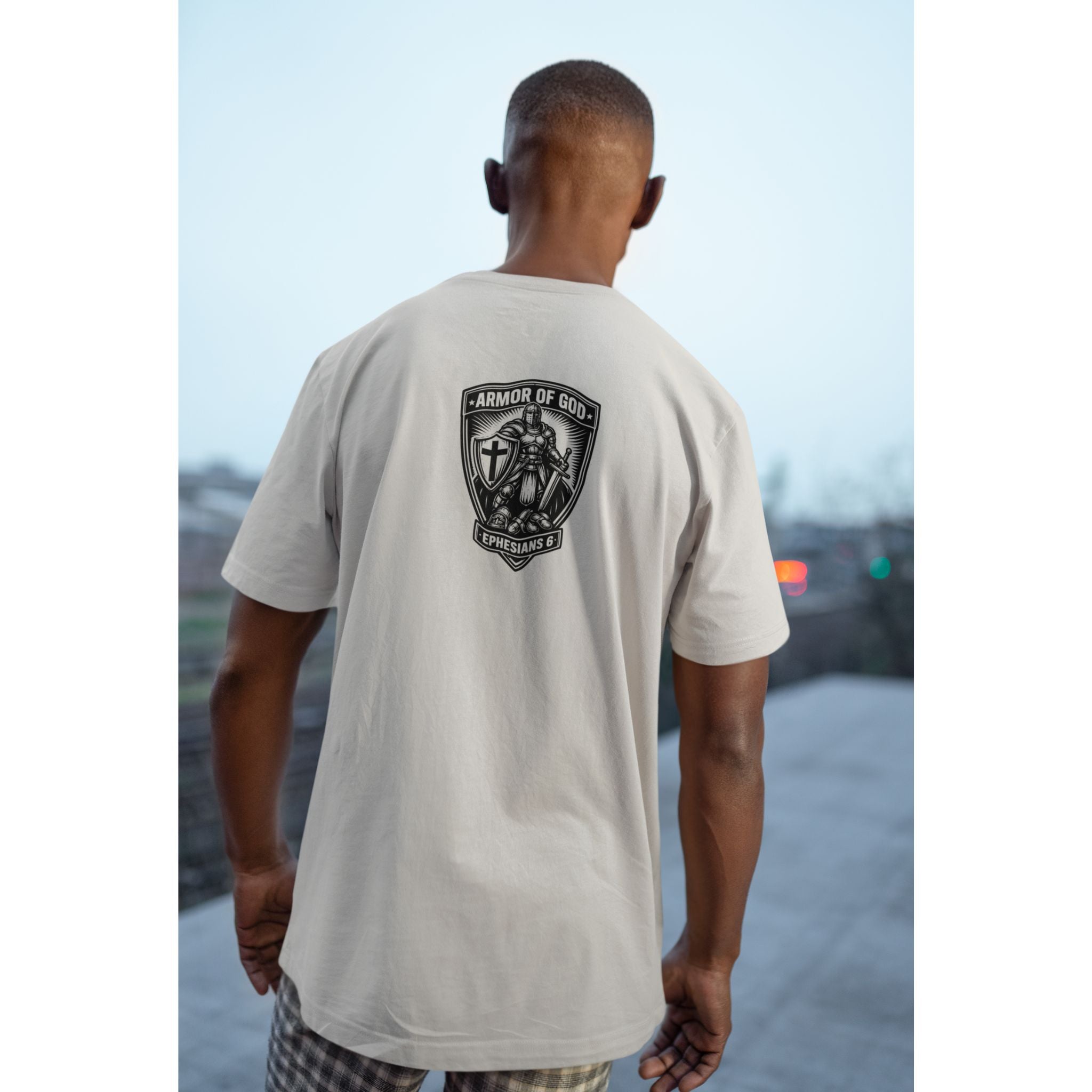 Armor of God Back Print Christian T-Shirt