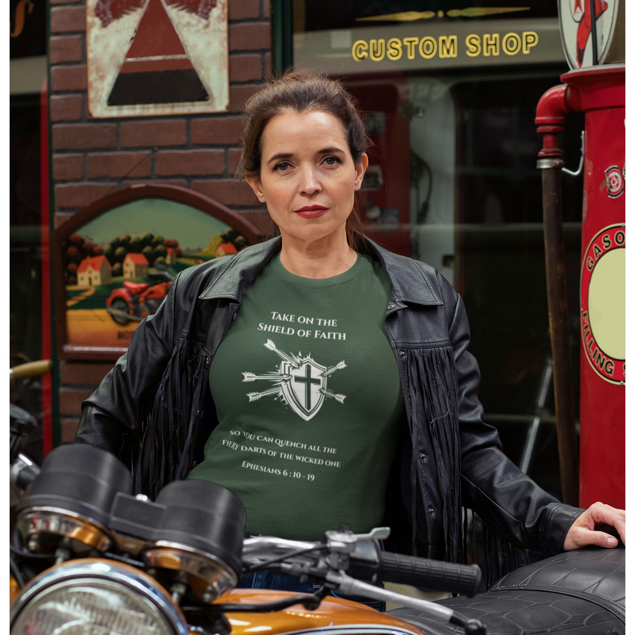 Shield of Faith Armor of God Christian T-Shirt | Ephesians 6:10-19