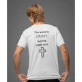 The World Is Crazy but the Lord Isn't Back Print Christian T-Shirt