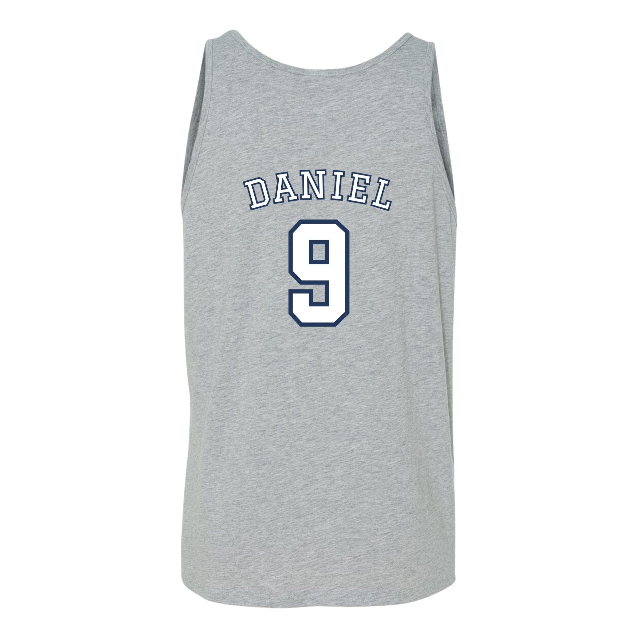Daniel 9 Jersey Tank - Christian Tank Top | Back Print | The Faith Roster