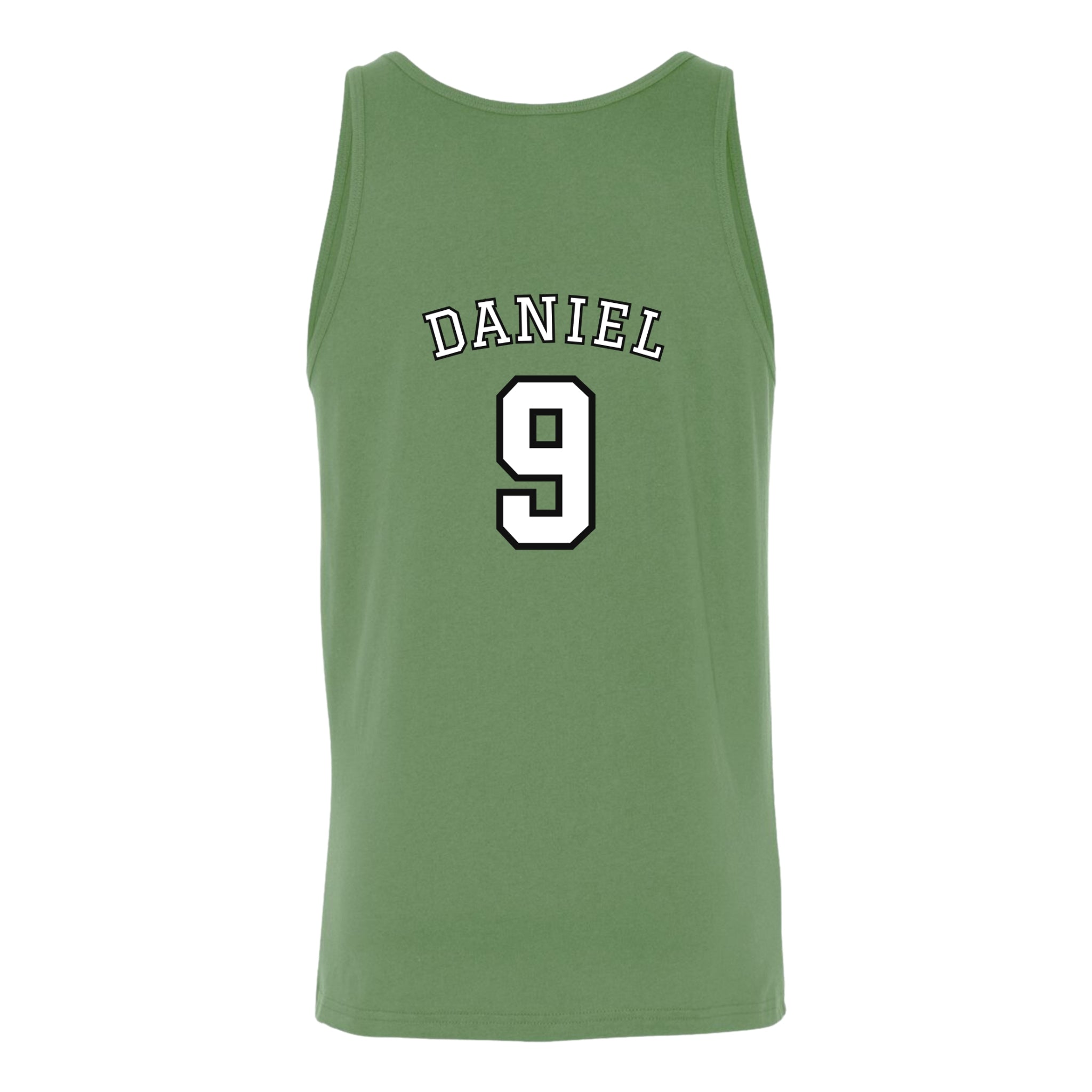 Daniel 9 Jersey Tank - Christian Tank Top | Back Print | The Faith Roster