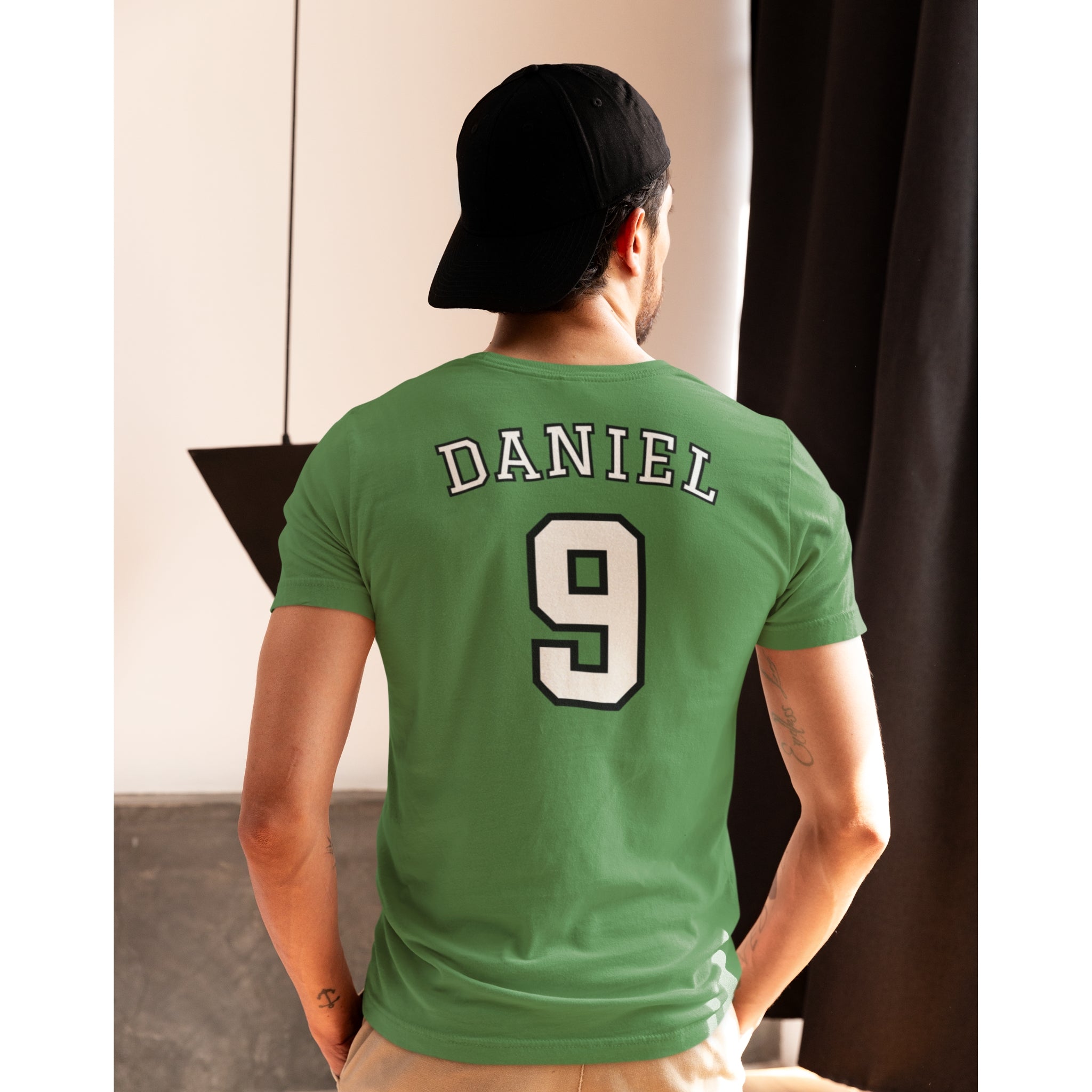 Daniel 9 Jersey Tee - Christian T-Shirt | Back Print | The Faith Roster