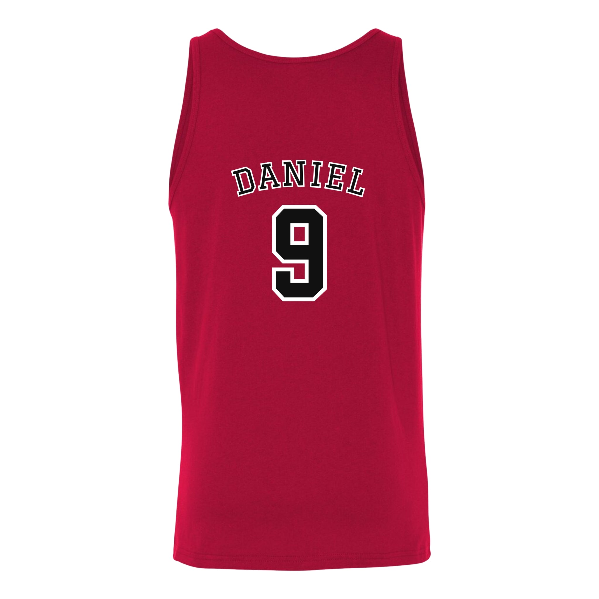 Daniel 9 Jersey Tank - Christian Tank Top | Back Print | The Faith Roster