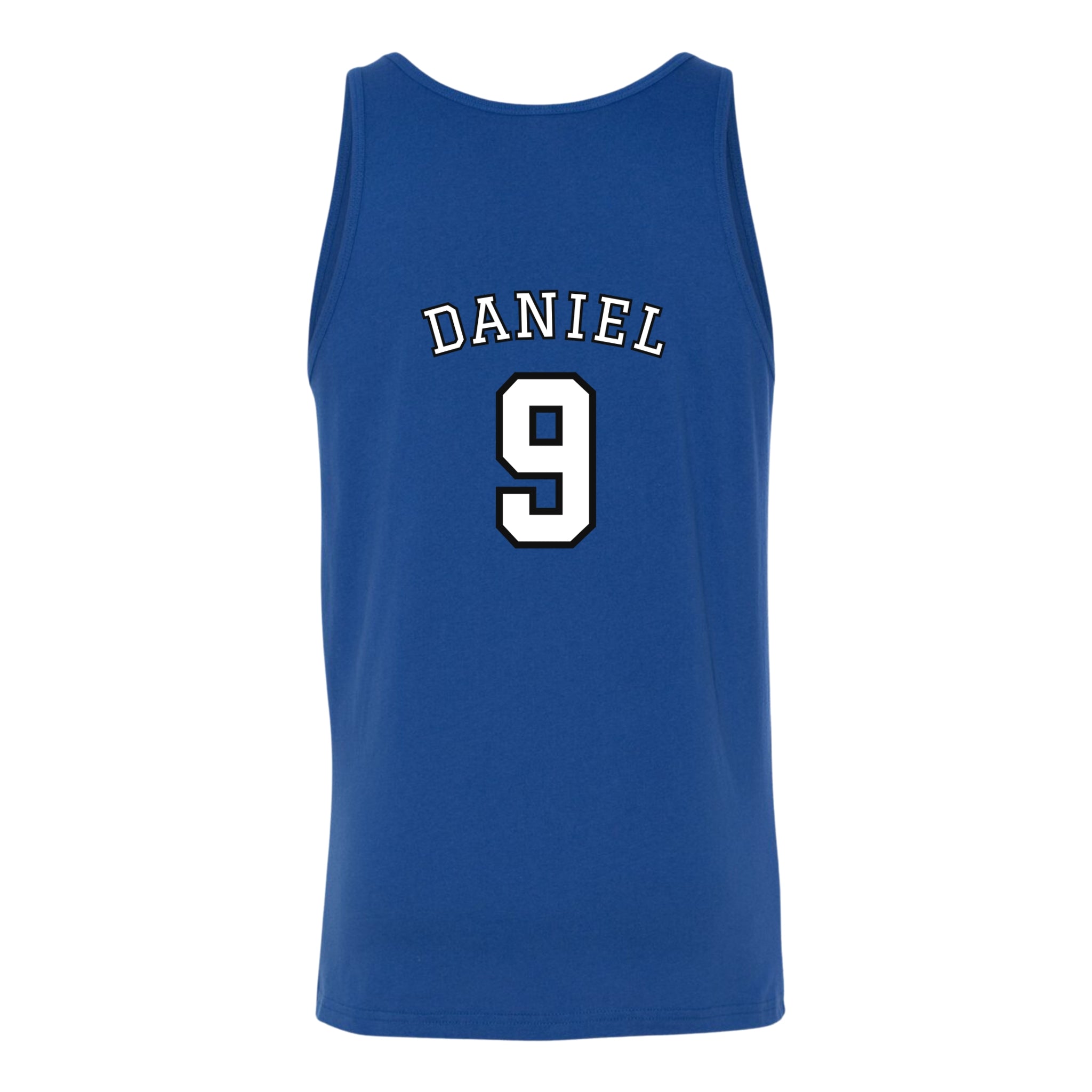 Daniel 9 Jersey Tank - Christian Tank Top | Back Print | The Faith Roster