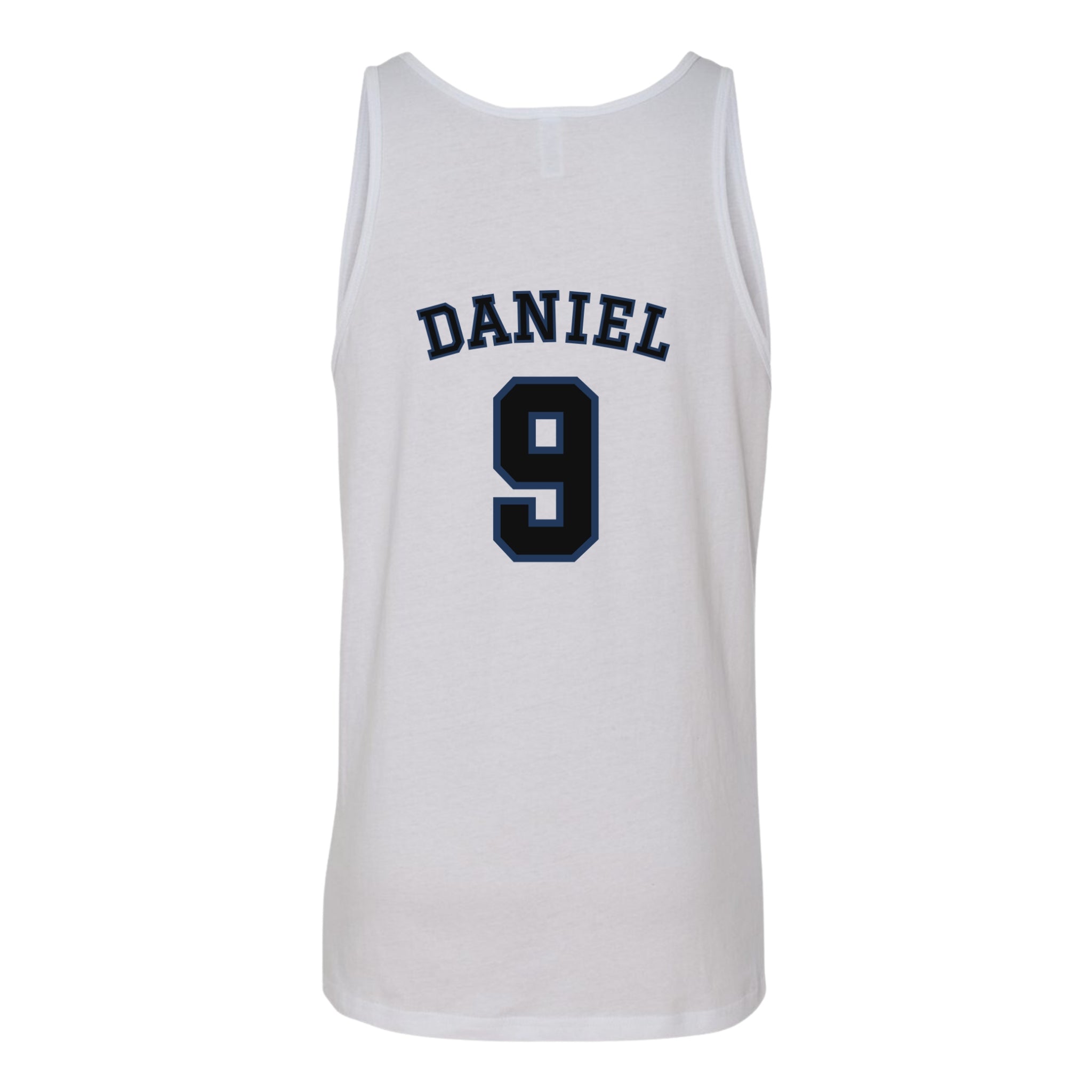 Daniel 9 Jersey Tank - Christian Tank Top | Back Print | The Faith Roster