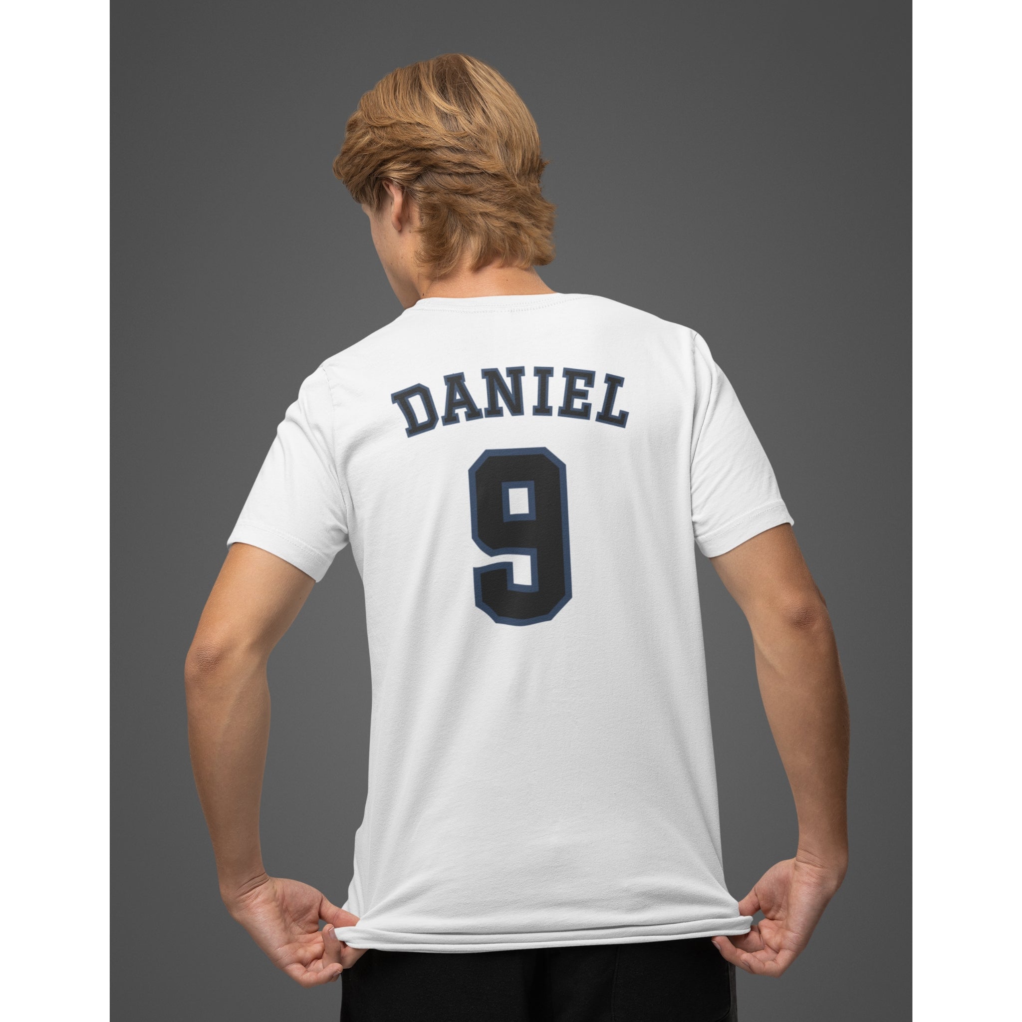 Daniel 9 Jersey Tee - Christian T-Shirt | Back Print | The Faith Roster