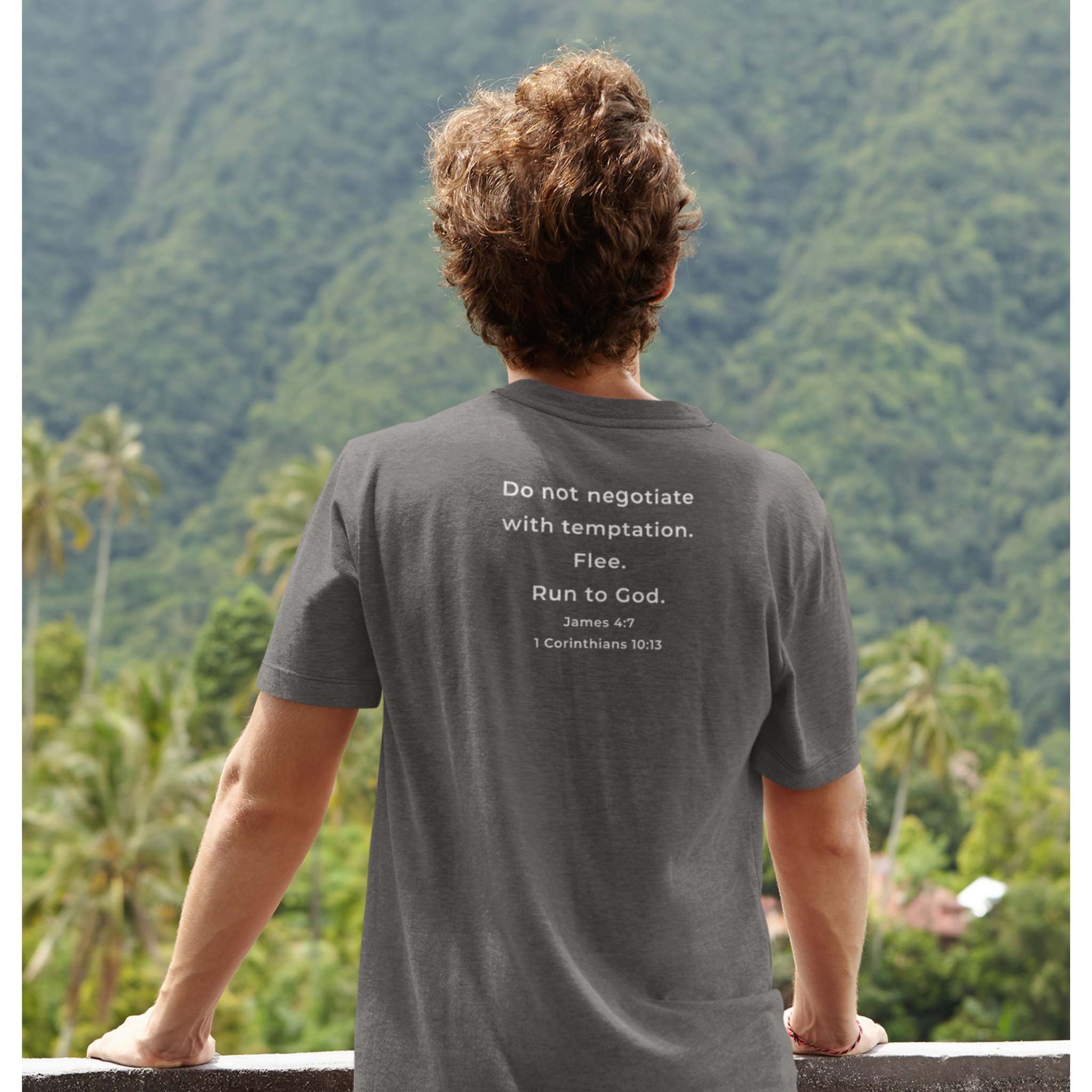 Do Not Negotiate With Temptation Christian T-Shirt - Founders Edition