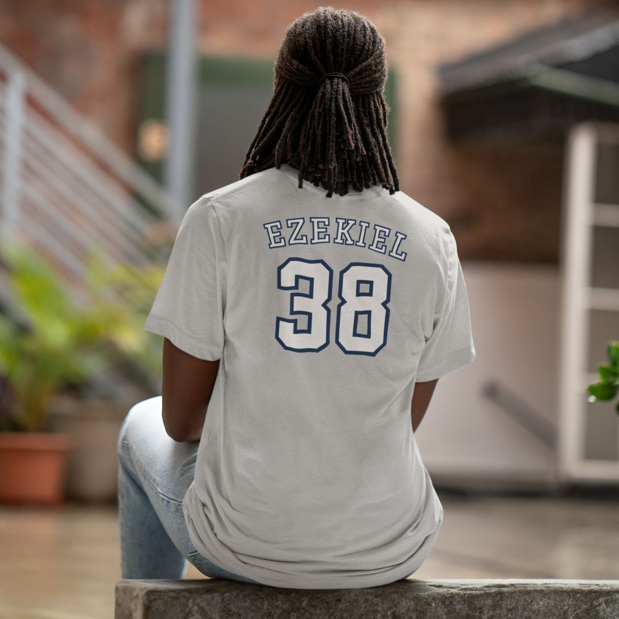 Ezekiel 38 Jersey Tee - Christian T-Shirt | Back Print | The Faith Roster
