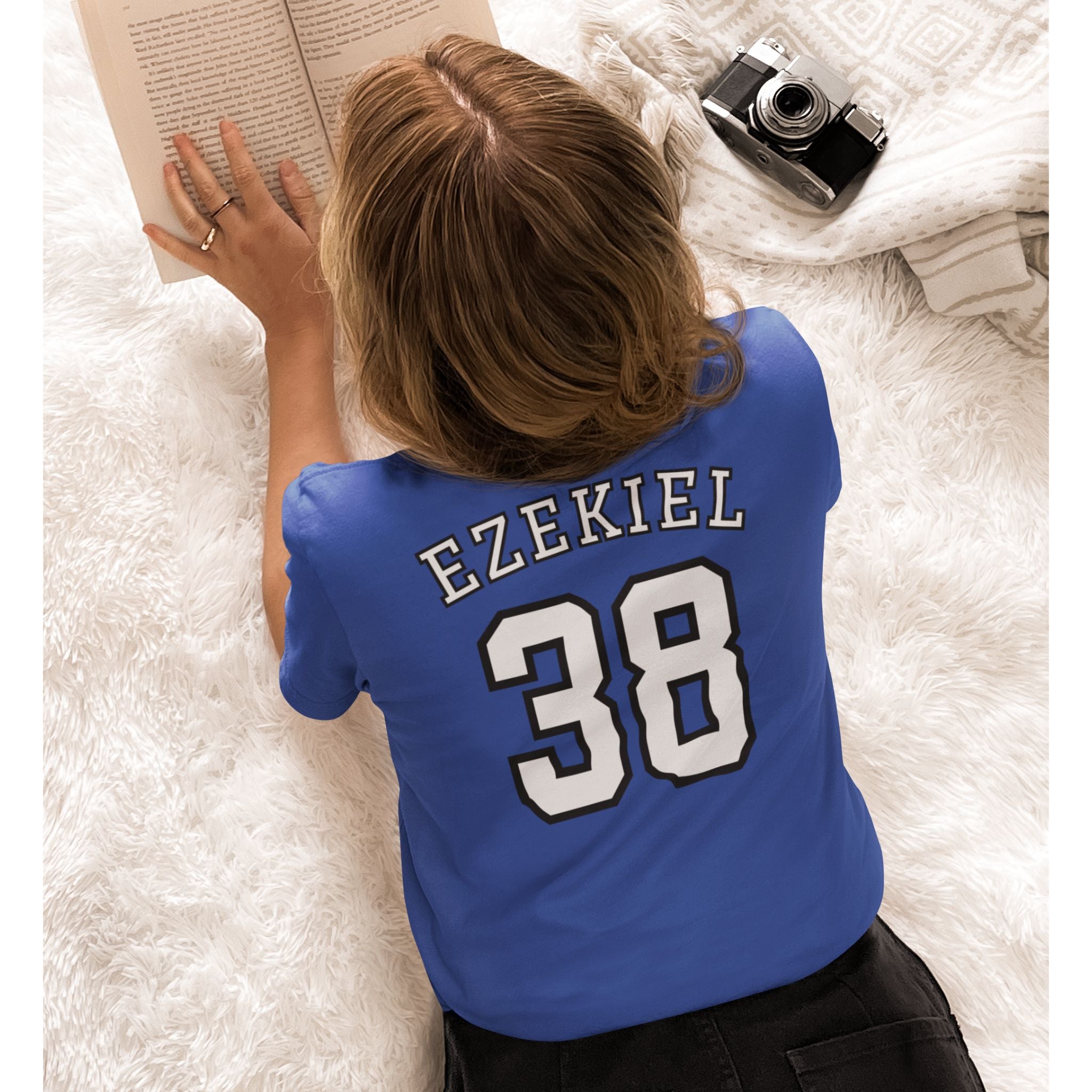 Ezekiel 38 Jersey Tee - Christian T-Shirt | Back Print | The Faith Roster