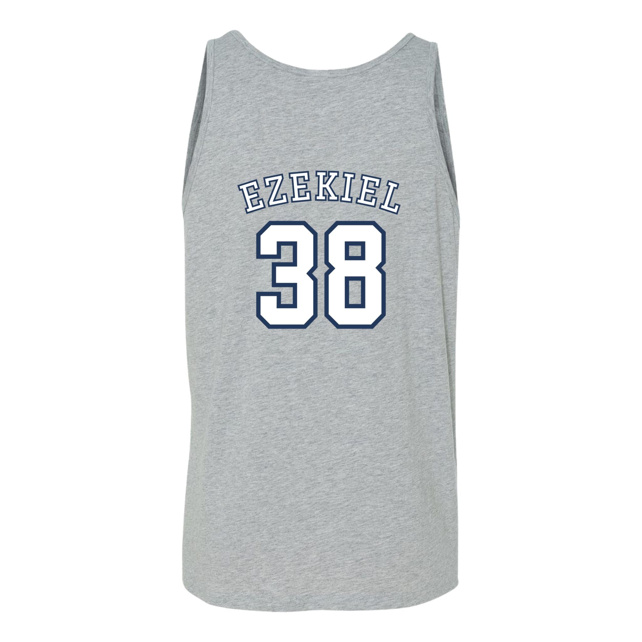 Ezekiel 38 Jersey Tank - Christian Tank Top | Back Print | The Faith Roster