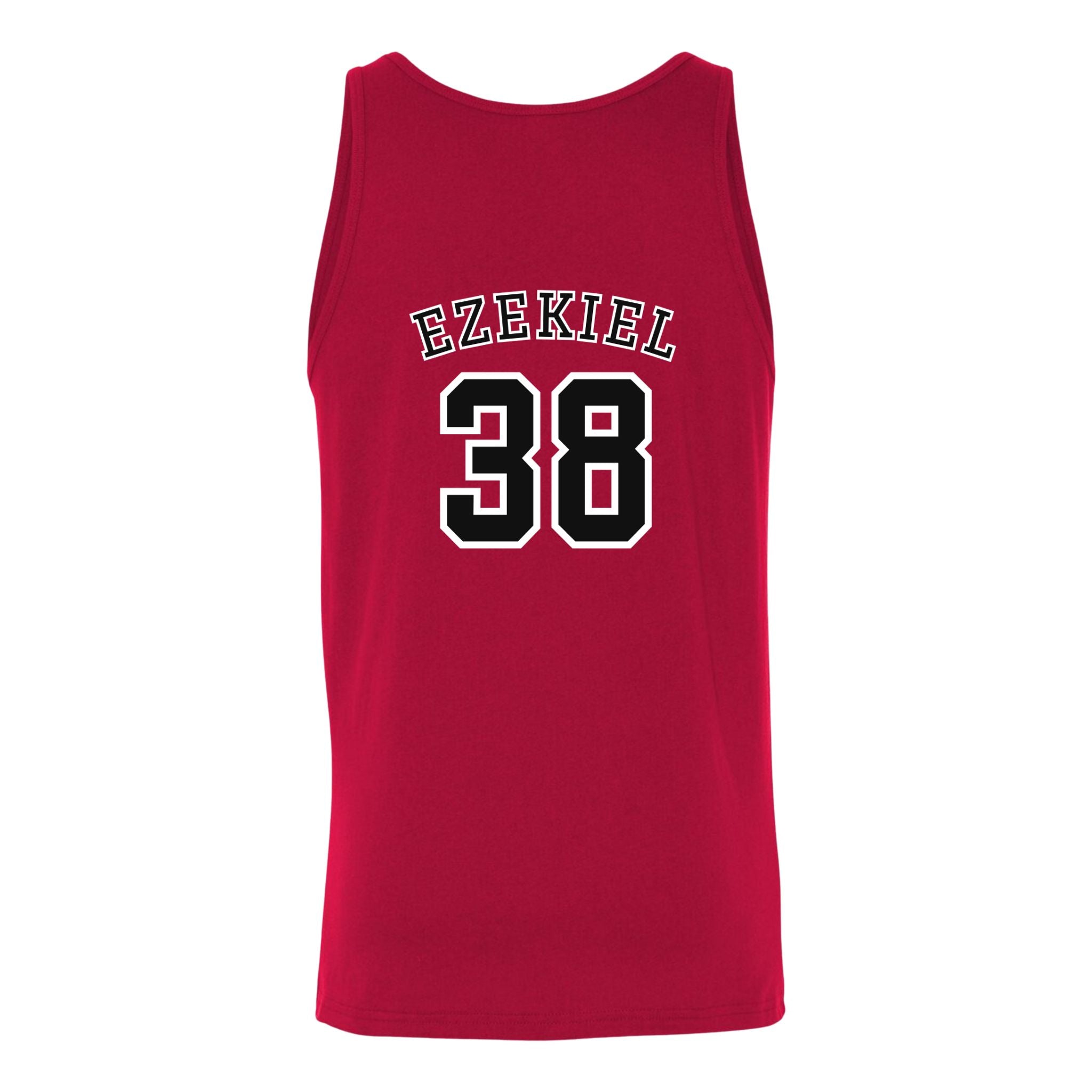 Ezekiel 38 Jersey Tank - Christian Tank Top | Back Print | The Faith Roster