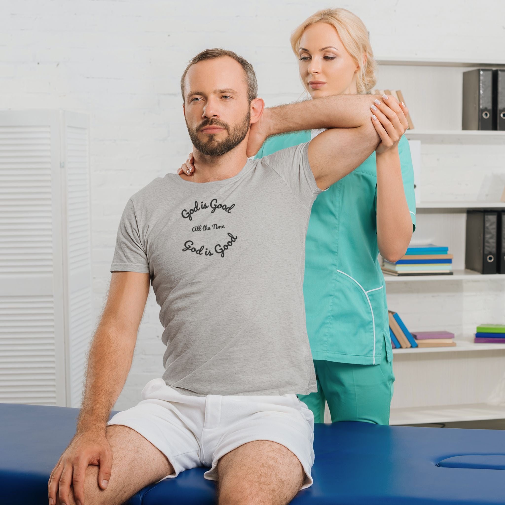 God Is Good — Christian T-Shirt | Faith Statement Front Print | Founders Edition