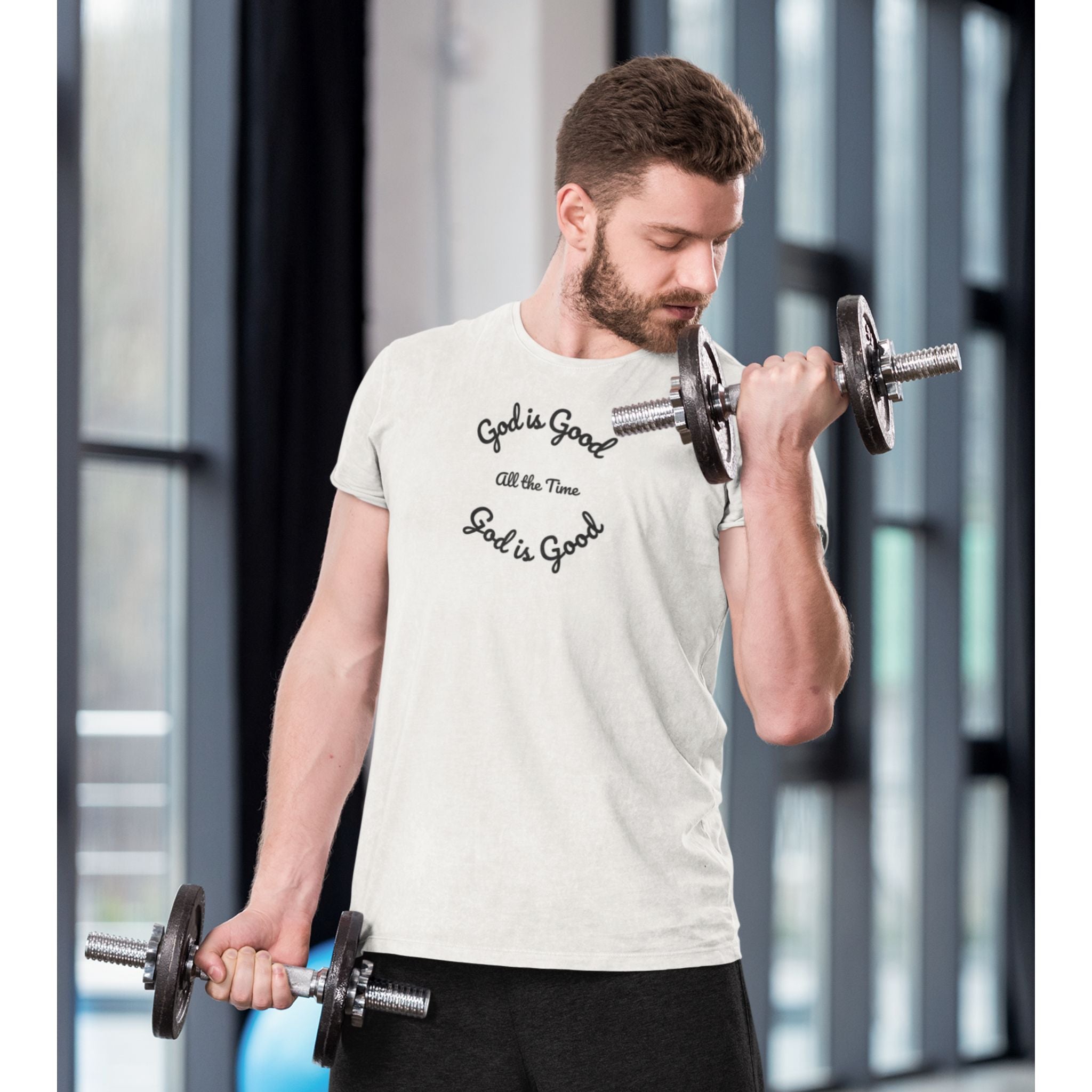 God Is Good — Christian T-Shirt | Faith Statement Front Print | Founders Edition