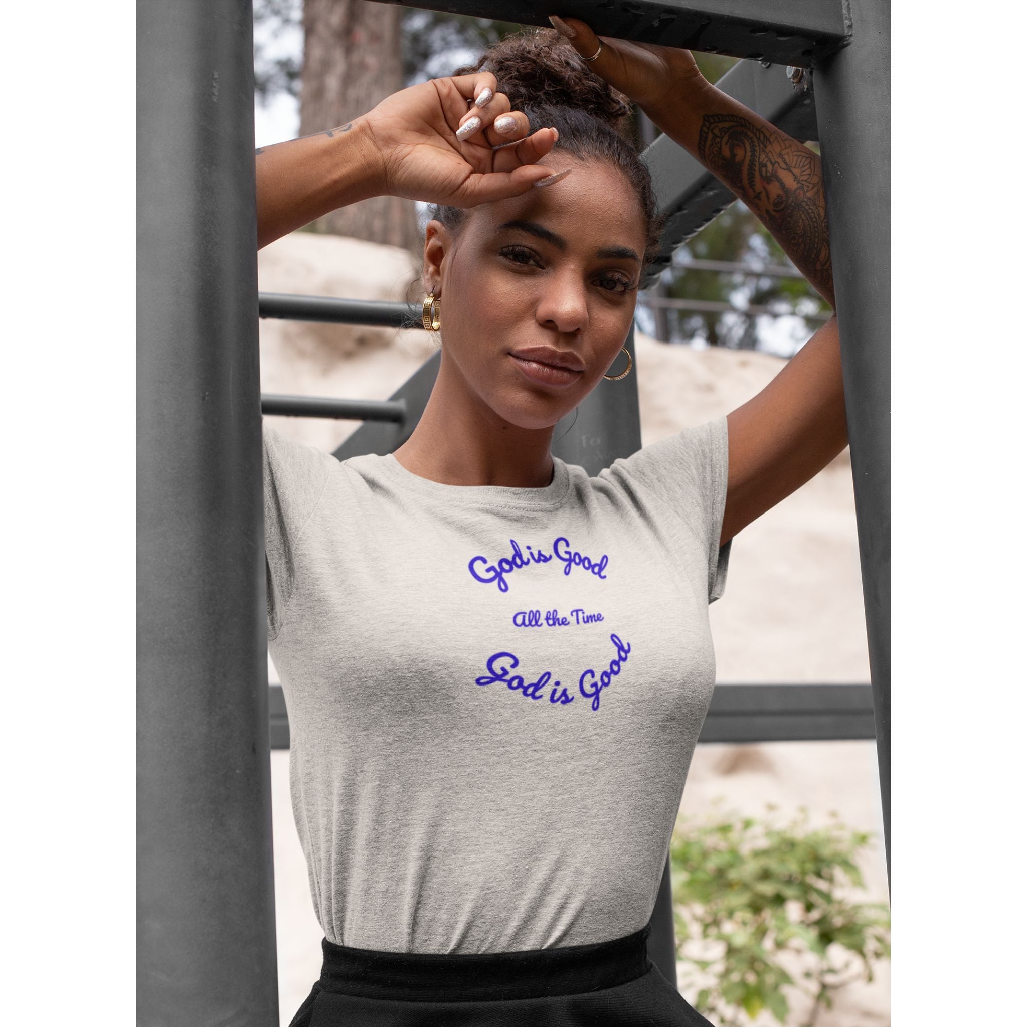 God Is Good — Christian T-Shirt | Faith Statement Front Print | Founders Edition