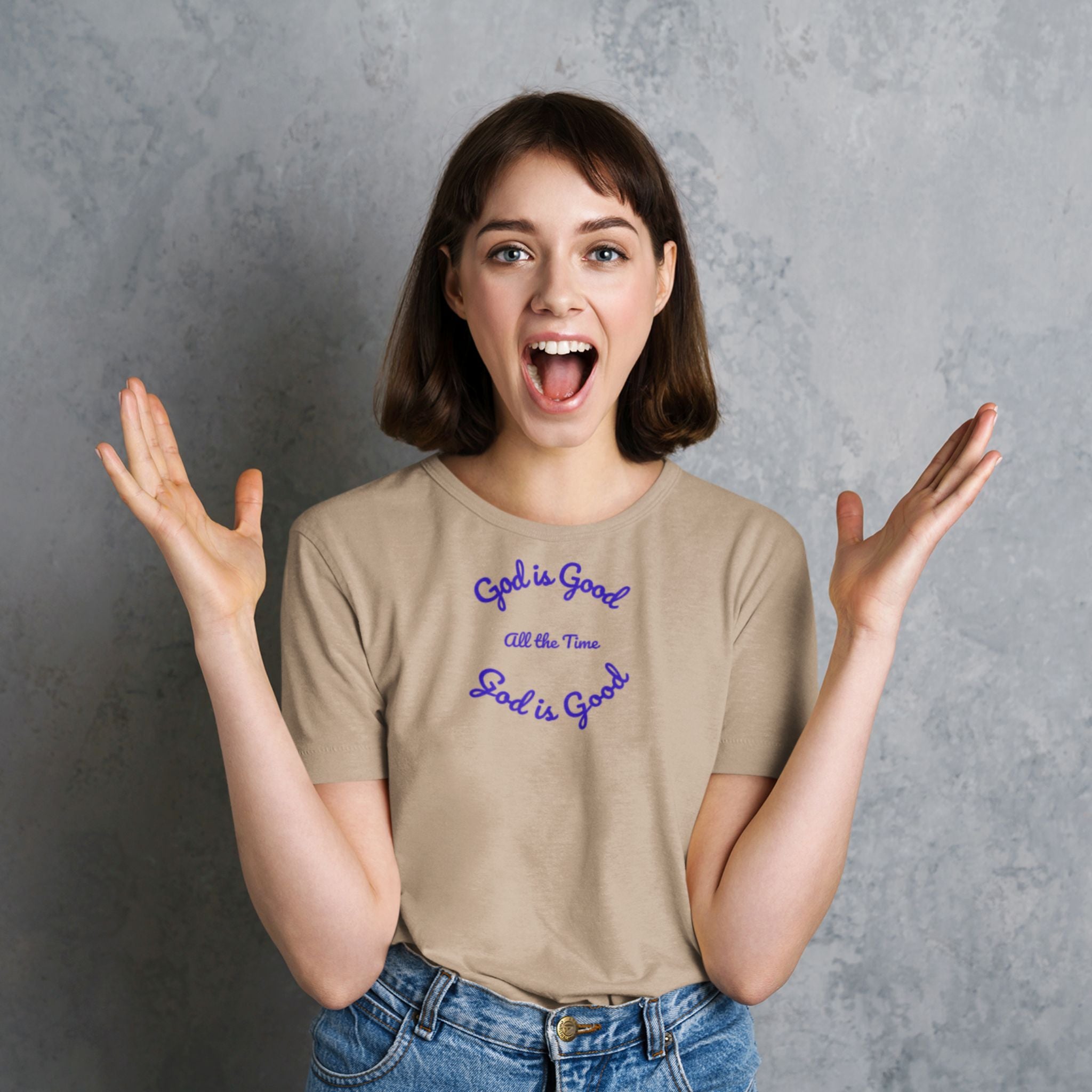 God Is Good — Christian T-Shirt | Faith Statement Front Print | Founders Edition