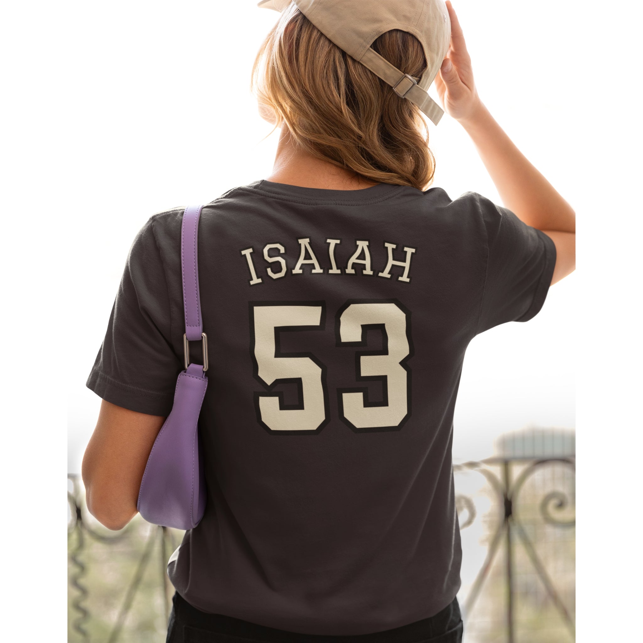 Isaiah 53 Jersey Tee - Christian T-Shirt | Back Print | The Faith Roster