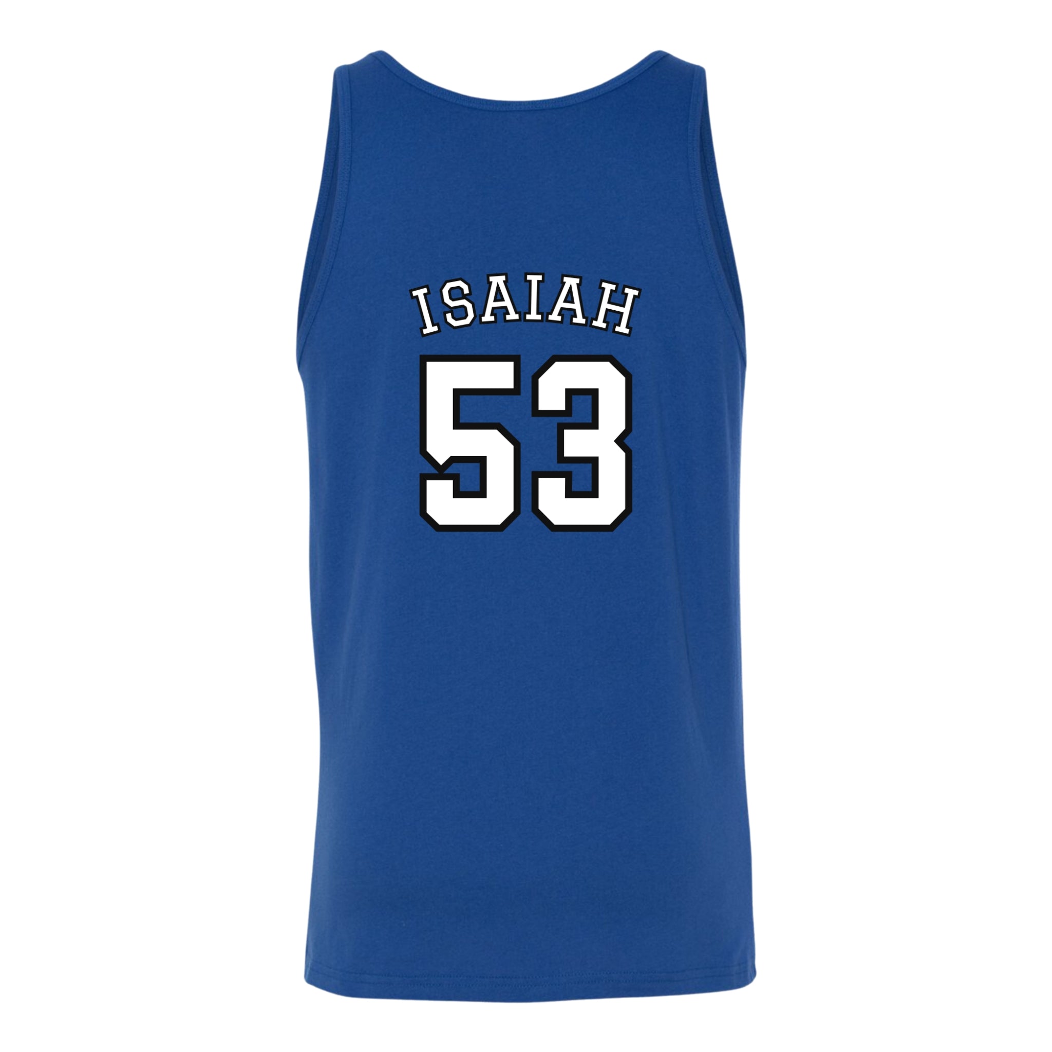 Isaiah 53 Jersey Tank - Christian Tank Top | Back Print | The Faith Roster