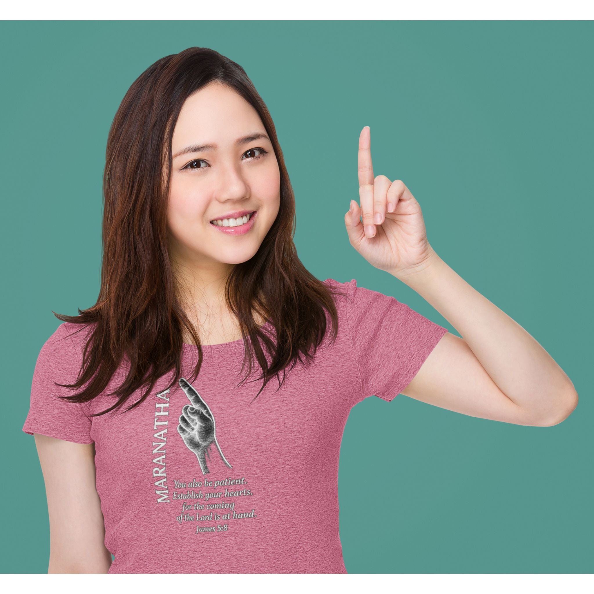 Maranatha — Christian T-Shirt | Ready Hearts, Steadfast Faith — Lampstand