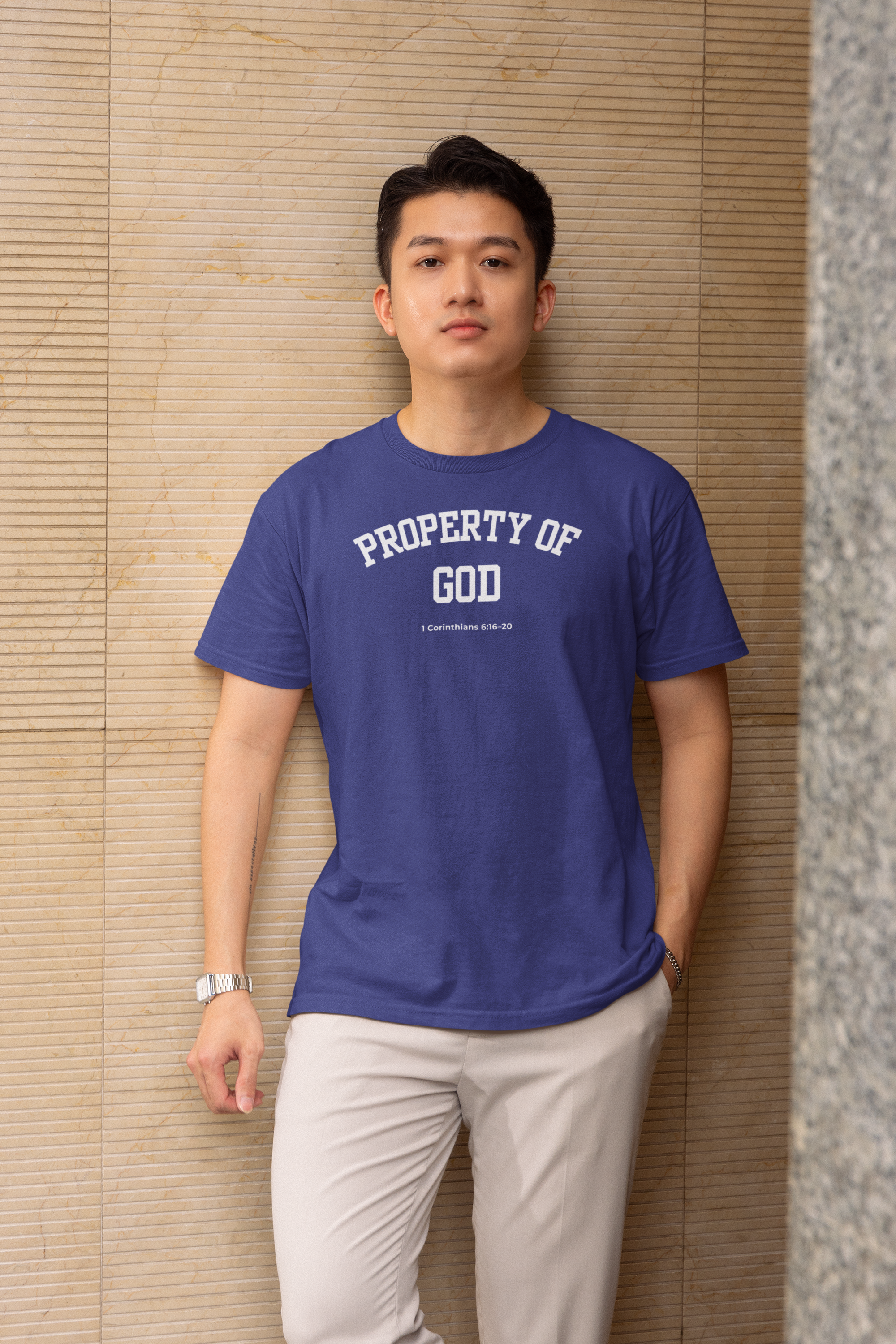Property of God — Christian T-Shirt | Bought at a Price