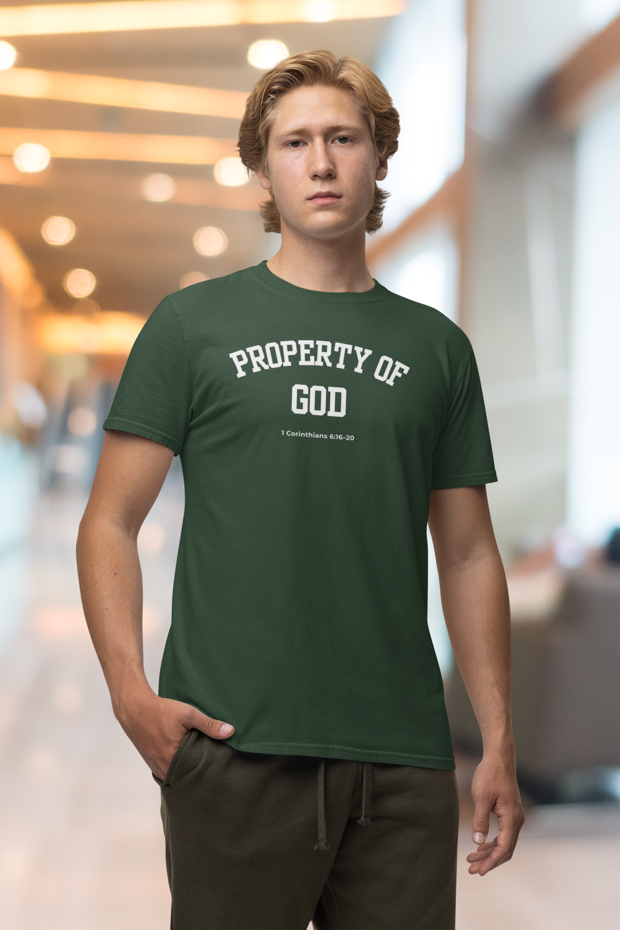 Property of God — Christian T-Shirt | Bought at a Price
