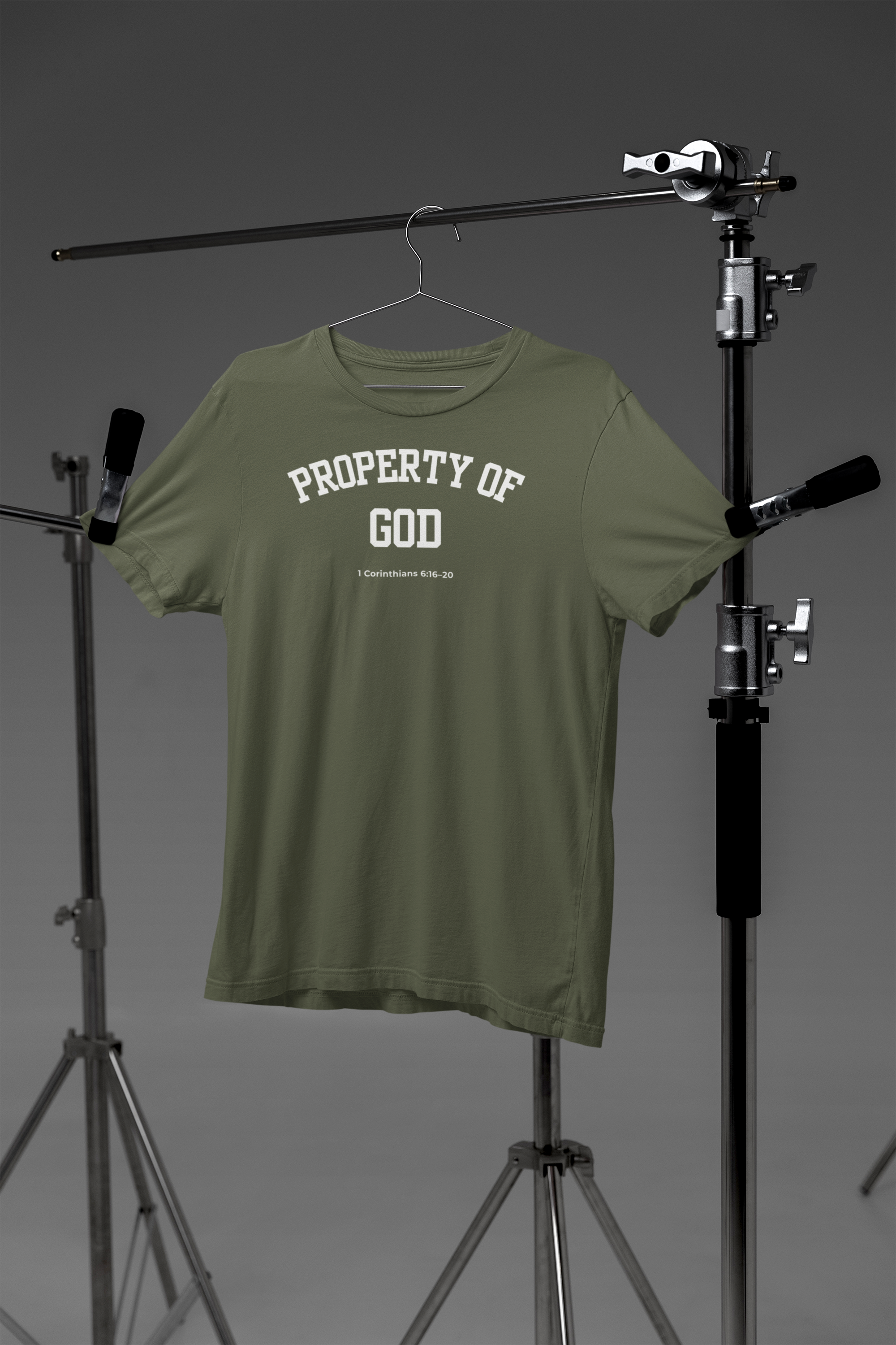Property of God — Christian T-Shirt | Bought at a Price