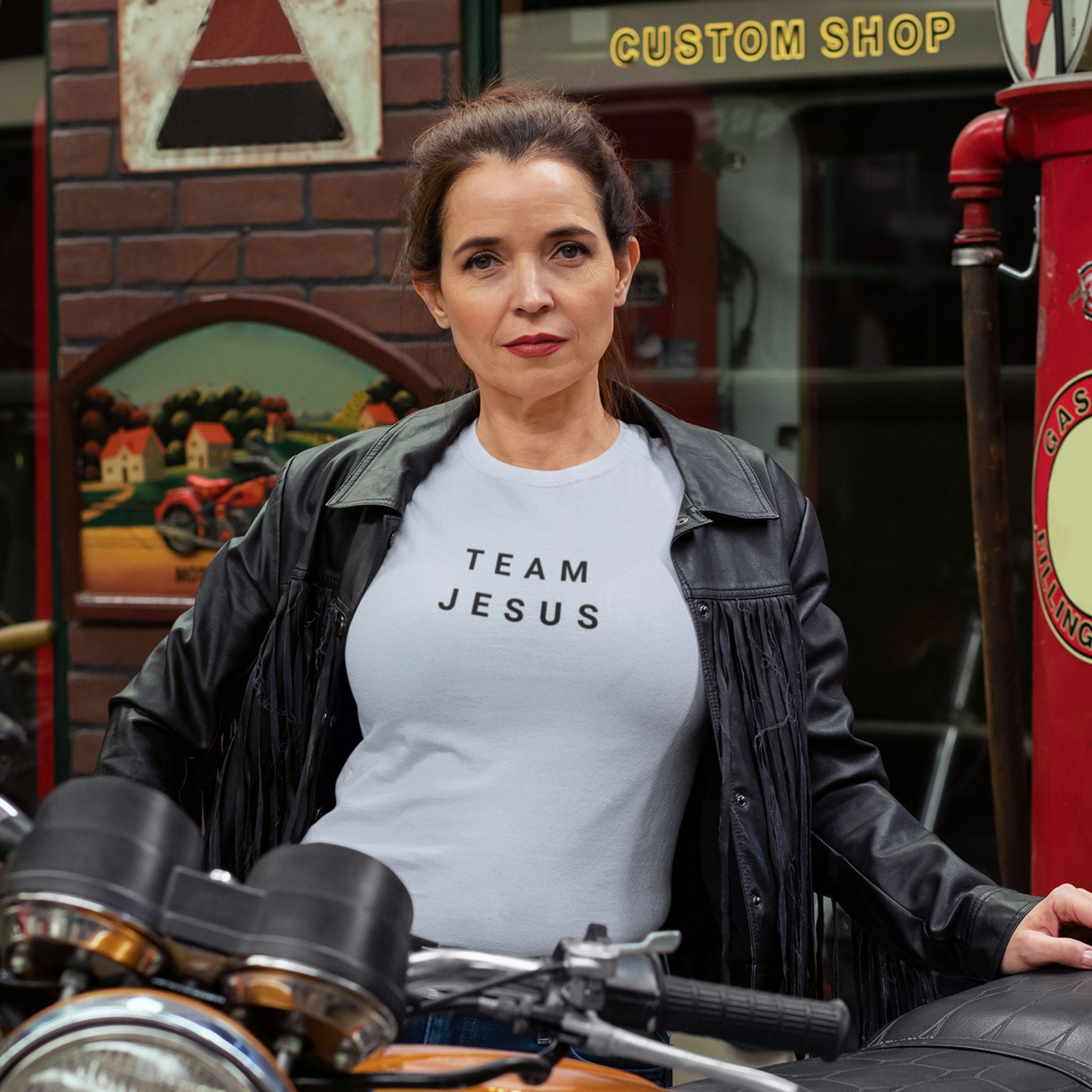 Team Jesus — Christian T-Shirt | Bold Faith Statement Front Print | Minimalist Edition