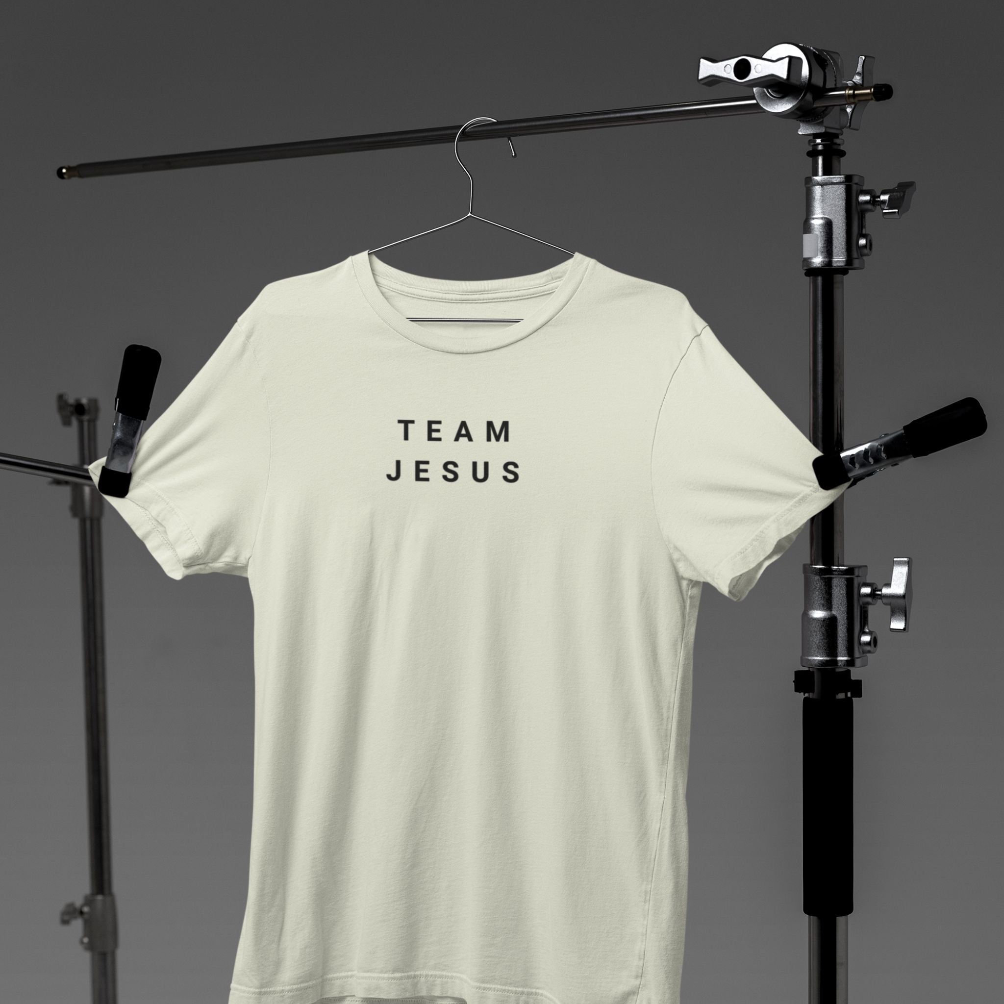 Team Jesus — Christian T-Shirt | Bold Faith Statement Front Print | Minimalist Edition