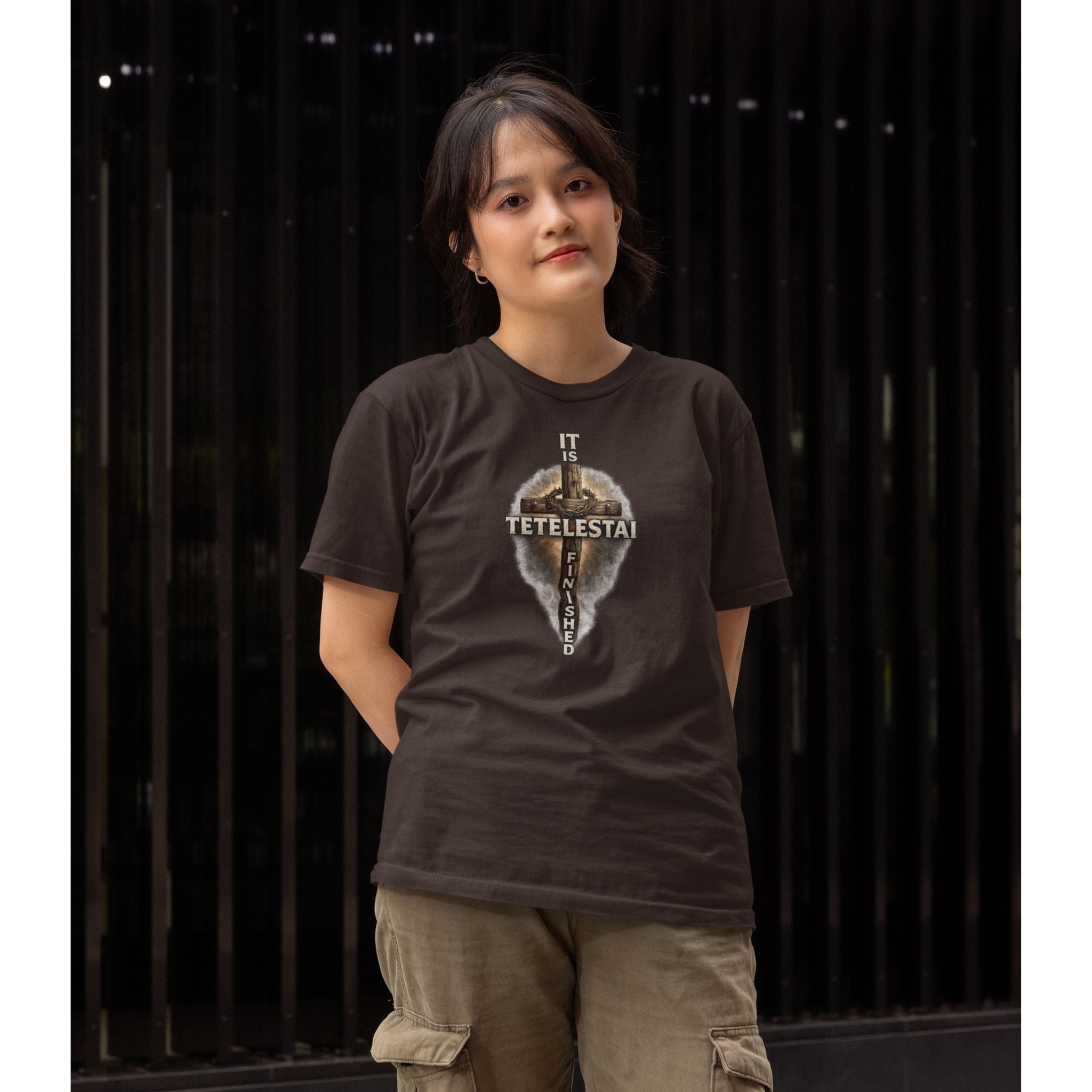 Tetelestasi — Christian T-Shirt | It Is Finished | John 19:30