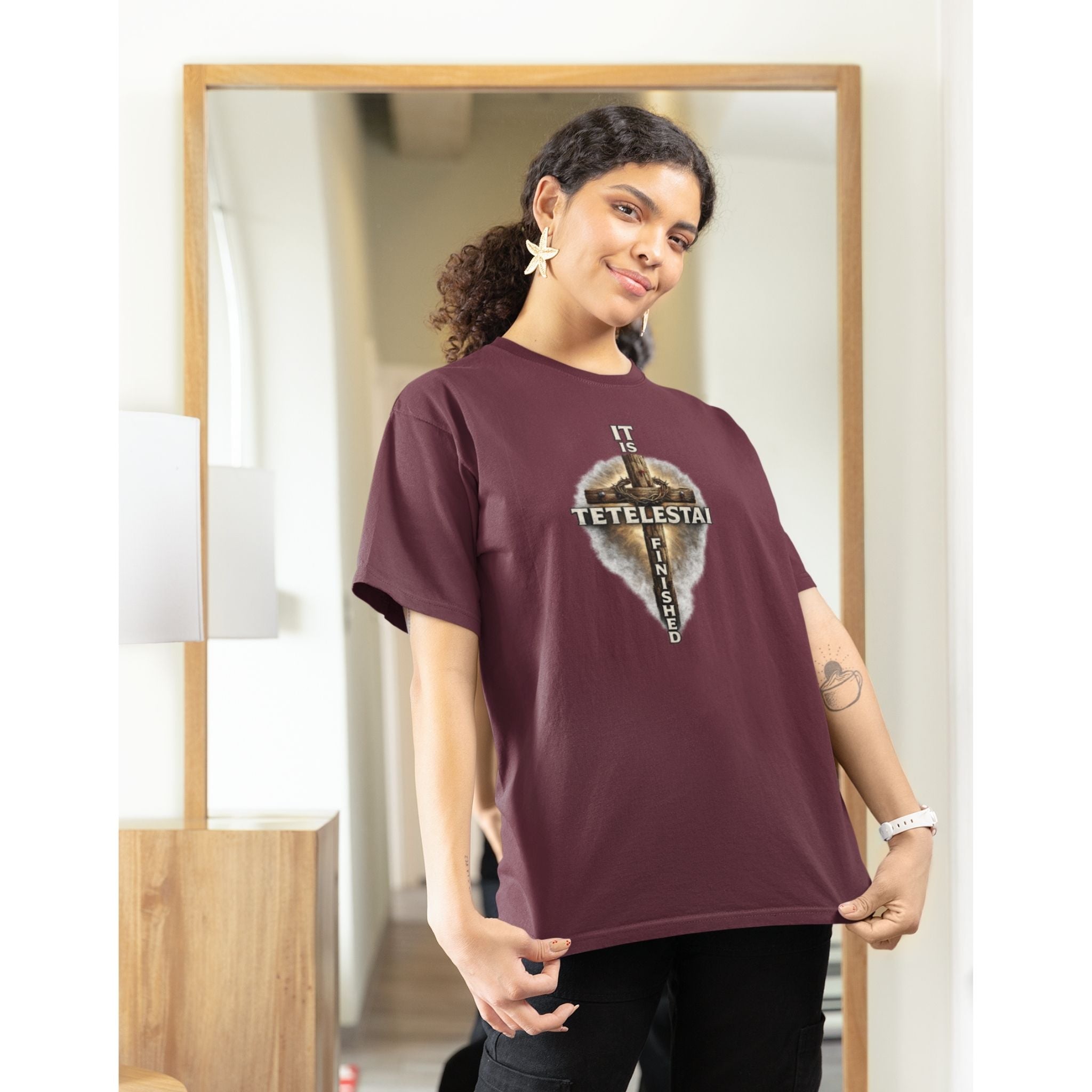 Tetelestasi — Christian T-Shirt | It Is Finished | John 19:30