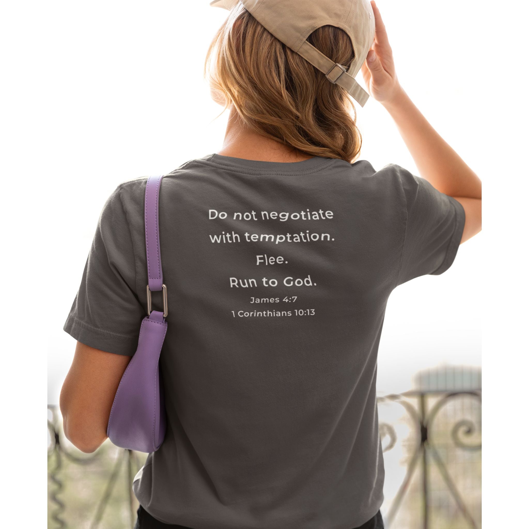 Do Not Negotiate With Temptation Christian T-Shirt - Founders Edition